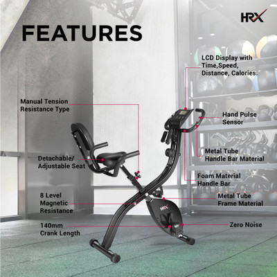 HRX X Pro-EB500 Exercise Cycle Foldable for Home Gym Fitness Equipment for Weight Loss Folding Bike Exercise Bike(Black) deal from flipkart HRX X Pro-EB500 Exercise Cycle Foldable for Home Gym Fitness Equipment for Weight Loss Folding Bike Exercise Bike(Black) deal from flipkart