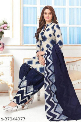 DUTT TEXTILE Crepe Printed Salwar Suit Material