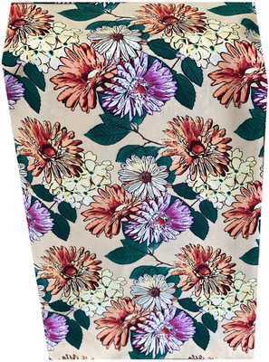 VIRGINIA Viscose Rayon Floral Print Multi-purpose Fabric