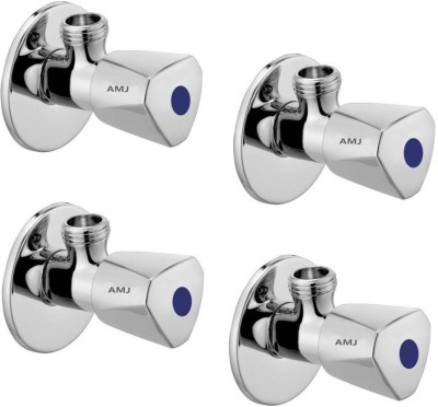 AMJ Premium quality stainless steel ACURA Angle Cock Chrome Plated - SET OF 4 Angle Cock Faucet(Wall Mount Installation Type)