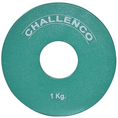 Challenco 1Kg Olympic Fractional Plates Green Weight Plate(1 kg)