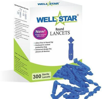 Wellstar Glucometer Lancets Glucometer Lancets(300)