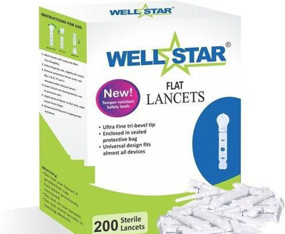 Wellstar Glucometer Lancets Glucometer Lancets(200)