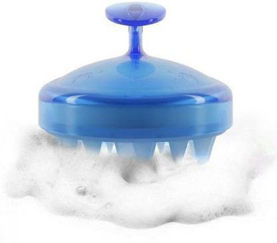 PKK TRADERS Hair Scalp Massager Scrub Shampoo Brush Ultra Long Soft Silicone Bristles