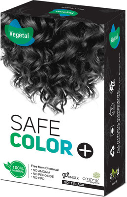 VEGETAL Safe Color+ - Soft Black 100g. , Soft Black