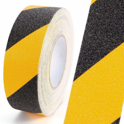 lexso Repair Tape 10Mx50MM (size) Good Grip , Friction, Safety Anti Slip Tape, (Manual)(Set of 1, balck & yellow)