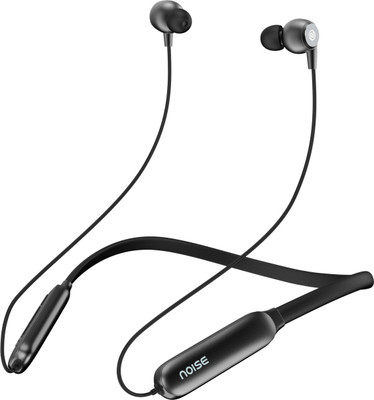 Noise Nerve Neckband Bluetooth Headset(Jet Black, In the Ear)