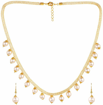 FFC-FASHION FOR CHOICE Copper Gold-plated Gold Jewellery Set(Pack of 1)