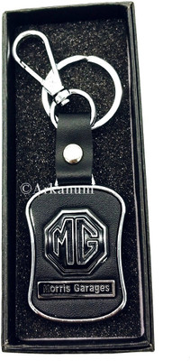 gtrp Fancy Classy MG Morris Garages Faux Leather With Metal Car Keychain Key Chain Key Chain