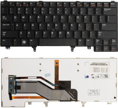 SellZone Laptop Keyboard For Latitude E5420 E6220 E6230 E6320 E6330 E6420 E6430 E6440 Backlit With Pointer 4CTXW 04CTXW 0CN5HF CN5HF Internal Laptop-size Laptop Keyboard Compatible with Desktop, Laptop, Mac(Black)