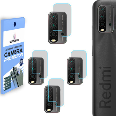 SCREENIX Back Camera Lens Glass Protector for XIAOMI REDMI 9 POWER [Flexible Polycarbonate Material](Pack of: 4)