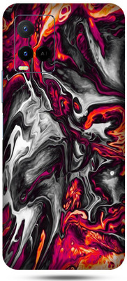 Douceur Vivo Y21 Mobile Skin(Colorful Lava Skin With Matte Finish)