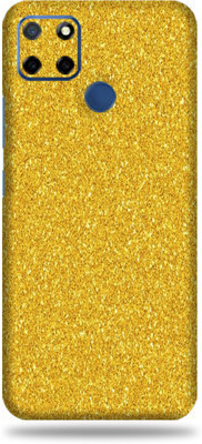 BUGGU Realme C12 Mobile Skin(Ultra Super Golden Gliter Skin With High Matte Finish., Mobile Skin (Back+Side+Camera))