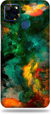 LAMHA Realme C12 Mobile Skin(Ultra Super Multicolor Clouds With High Matte Finish.,.)