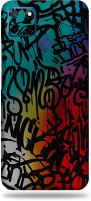 LAMHA Realme C12 Mobile Skin(Ultra Super Graffiti Text With High Matte Finish.,.)