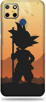 LAMHA Realme C12 Mobile Skin(Ultra Super Goku Sunset With High Matte Finish.,.)