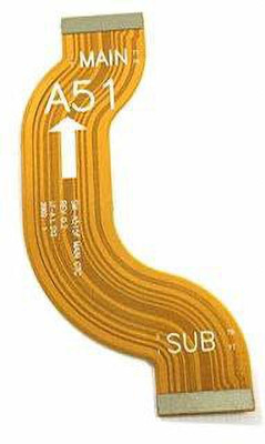 Purplesavvy Motherboard Flex Cable + LCD Samsung Galaxy A51 LCD Flex Cable