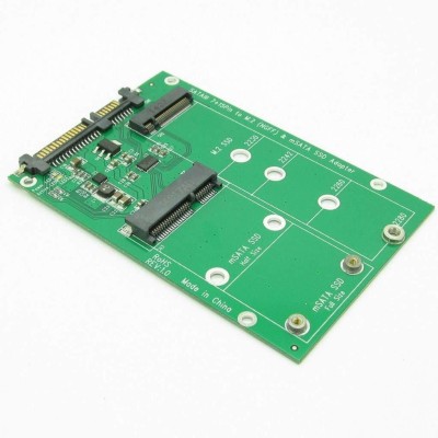 Tobo M.2 NGFF to SATA Adapter Card MSATA SSD to SATA III Converter Support 2260 2280 2242 2230 Motherboard