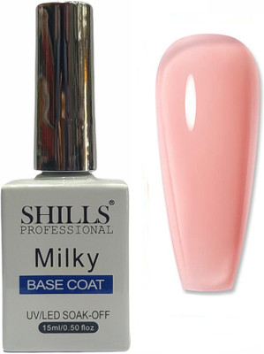 Shills Professional UV LED Soak Off Milky Base Coat Gel Polish 008