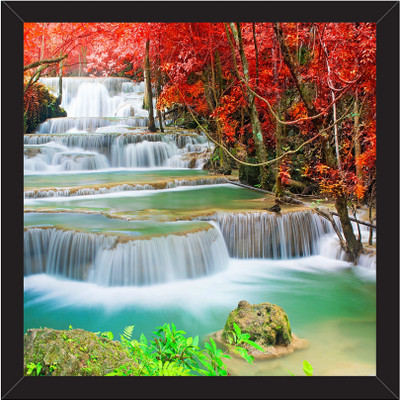 AY FASHION Wood Wall Photo Frame(Black, 1 Photo(s), 11.5x11.5 inch)