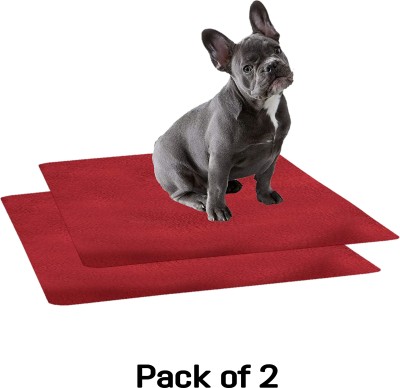 Trance Home Linen Waterproof Pet Training Puppy Pads |Reusable | Washable Pet Dry Sheet - Small - Pack of 2 Dog Pet Mat