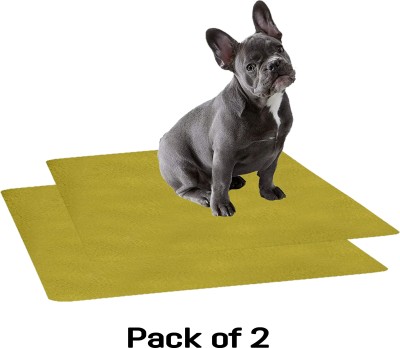Trance Home Linen Waterproof Pet Training Puppy Pads |Reusable | Washable Pet Dry Sheet - Small- Pack of 2 Dog Pet Mat