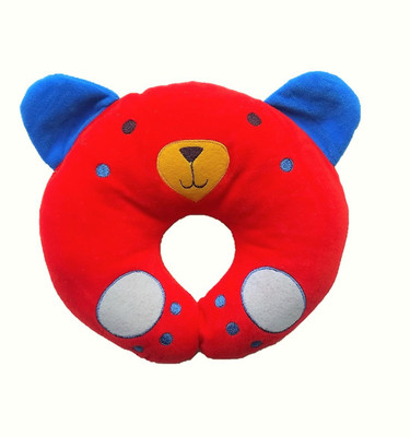 ADRIEL BRINGING JOY Polyester Fibre Animals Baby Pillow Pack of 1(Red)