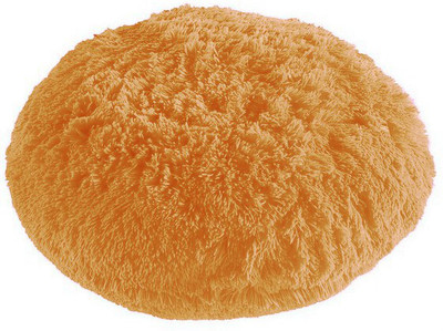 PICKKART Microfibre Solid Cushion Pack of 1(Gold Brown)