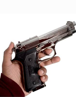 Wristkart Pistol Gun Shaped Butane Jet Torch Cigarette Lighter Iron Gas Lighter