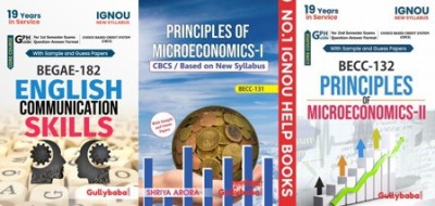 IGNOU BEGAE-182 English Communication Skills BECC-131: Principles Of Microeconomics-I BECC-132: Principles Of Microeconomics-II(Paperback, GPH Panel of Experts)