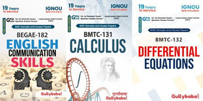 IGNOU BEGAE-182 English Communication Skills BMTC-131: Calculus BMTC-132: Differential Equations(Paperback, GPH Panel of Experts)