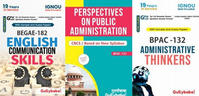 IGNOU BEGAE-182 English Communication Skills BPAC-131 Perspectives On Public Administration BPAC-132 Administrarive Thinkers(Paperback, GPH Panel of Experts)