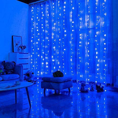ignitate 40 LEDs 11.99 m Blue Steady String Rice Lights(Pack of 3)