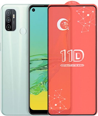 A-Allin1 Edge To Edge Tempered Glass for Oppo A32, (G-TEL Premium Branded Edge To Edge Full Glue )(Pack of 1)