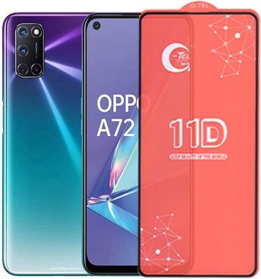 A-Allin1 Edge To Edge Tempered Glass for Oppo A72, (G-TEL Premium Branded Edge To Edge Full Glue )(Pack of 1)