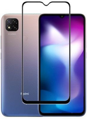 HOBBYTRONICS Edge To Edge Tempered Glass for Redmi 9 Activ(Pack of 1)