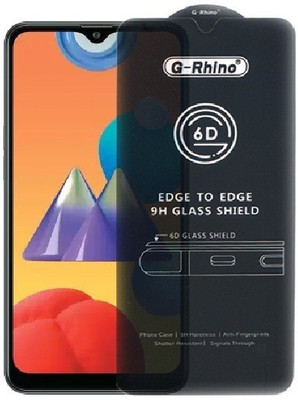 Ghilli Edge To Edge Tempered Glass for Samsung Galaxy M01s, (Premium 6D Edge To Edge Full Glue)(Pack of 1)
