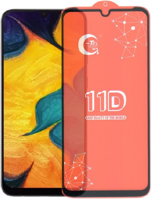 A-Allin1 Edge To Edge Tempered Glass for Samsung Galaxy A30, (G-TEL Premium Branded Edge To Edge Full Glue )(Pack of 1)