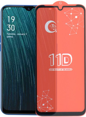 A-Allin1 Edge To Edge Tempered Glass for Oppo A5s, (G-TEL Premium Branded Edge To Edge Full Glue )(Pack of 1)