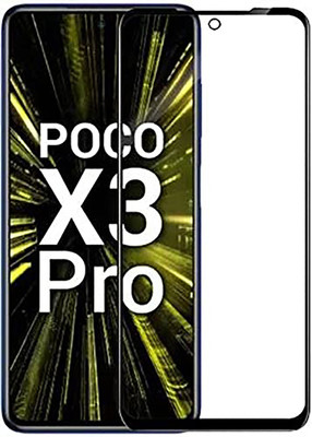 Flipkart SmartBuy Edge To Edge Tempered Glass for Poco X3 PRO(Pack of 1)