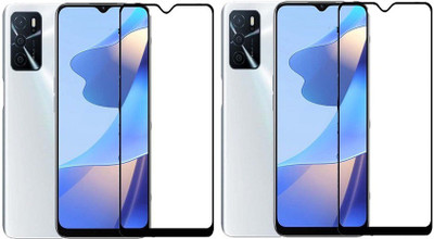 Bodoma Edge To Edge Tempered Glass for OPPO A16 Pack Of 2(Pack of 2)