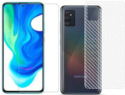 Bodoma Front and Back Screen Guard for Samsung Galaxy M52 5G Pack Of 2(Pack of 2)