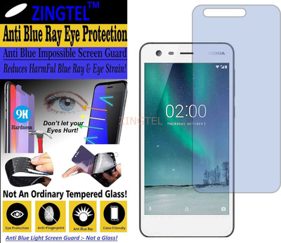 ZINGTEL Impossible Screen Guard for NOKIA 2 (Impossible UV AntiBlue Light)(Pack of 1)