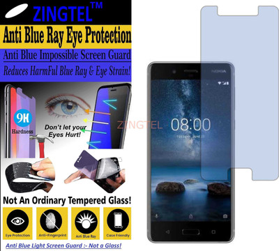 ZINGTEL Impossible Screen Guard for NOKIA 8 (Impossible UV AntiBlue Light)(Pack of 1)