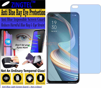 ZINGTEL Impossible Screen Guard for OPPO RENO4 Z 5G (Impossible UV AntiBlue Light)(Pack of 1)