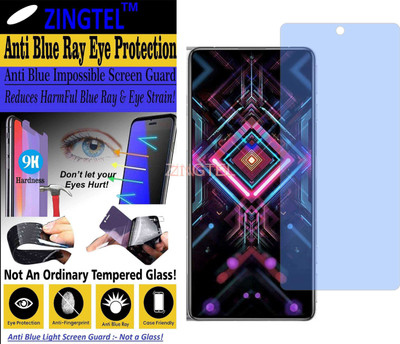 ZINGTEL Impossible Screen Guard for XIAOMI POCO F3 GT MZB09C6IN (Impossible UV AntiBlue Light)(Pack of 1)