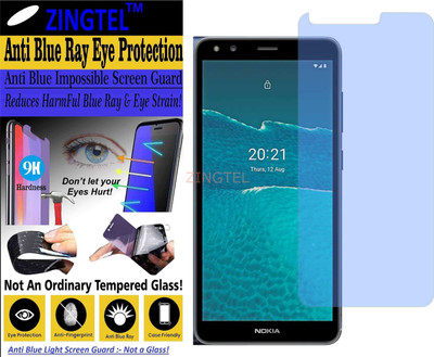 ZINGTEL Impossible Screen Guard for NOKIA C1 2ND EDITION (Impossible UV AntiBlue Light)(Pack of 1)