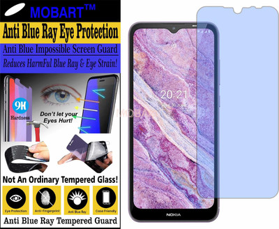 MOBART Impossible Screen Guard for NOKIA C10 (Impossible UV AntiBlue Light)(Pack of 1)