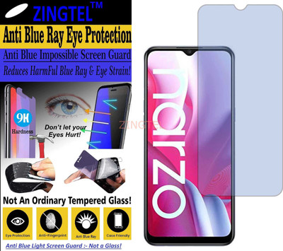 ZINGTEL Impossible Screen Guard for REALME NARZO 20 A (Impossible UV AntiBlue Light)(Pack of 1)