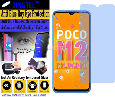 ZINGTEL Impossible Screen Guard for XIAOMI POCO M2 RELOAD MZB0957IN (Impossible UV AntiBlue Light)(Pack of 1)
